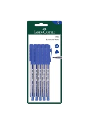فابر كاستال 1430 قلم حبر ذو رأس كروي 0.7 ملم 10 قطع - أزرق