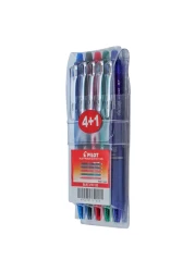 بايلوت فريكسيون كليكر قلم حبر ملون 0.7 ملم 5 قطع