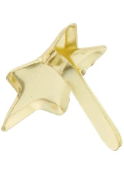 CREATIVE IMPRESSIONS Metal Paper Fasteners 50Pkg GoldStars