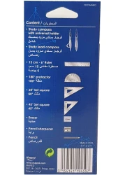 Generic Maped Study 9-Piece Math Set 119459