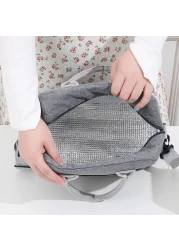 Eazy Kids Insulated Lunch Bag- Grey