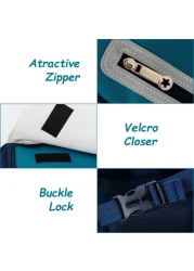 Eazy Kids - Back to School - 16" Ergonomic School Bag - Blue