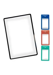 MagniPros Premium 3X 300 Page Magnifying Lens with 3 Bonus Bookmark Magnifiers for Reading Small Prints Low Vision Aids Solar Projects