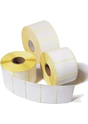 Set of 3 Rolls Barcode Label Sticker Direct Thermal 50mm x 25mm (2 x 1 inches) 1000 Labels per Roll, 3000 Labels Total