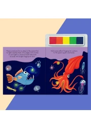 Hinkler Under The Sea Finger Prints - DIY Fingerprint Art Kit for Kids includes 48-page book of colouring and activity and 5 finger paints.