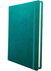 Collins Legacy A5 Hard Cover Notebook, 240 80gsm Ruled Pages - Teal Cover