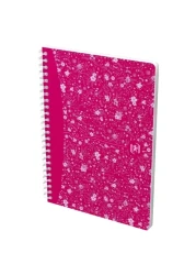 Oxford Spiral Wired Notebook Floral Assorted 148x210mm 120 Pages