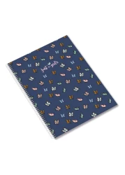 Ambar A4 Just for Girls Butterfly Themed 22 Notebook Blue