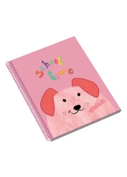Ambar School Time Pets Friends Exercise Notebook for Girl Large 24 Pages A5