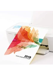 Generic A3 A4 Size Glossy Paper Sticker Shipping Label Paper Full Sheet With Self Adhesive For Inkjet And Laser Printers-75 Sheets (A3)