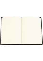 Collins Legacy A5 Hard Cover Notebook, 240 80gsm Square Pages - Black Cover