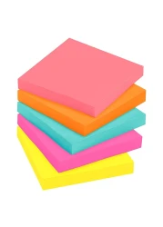 3M Post-it Cape Town Collection Sticky Note Pads Multicolour 100 PCS Pack of 5
