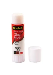 3M Scotch Permanent Glue Stick White 20g 5 PCS