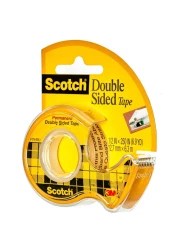 3M Scotch Double Sided Tape with Dispenser Yellow 3 PCS