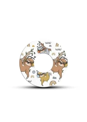 Animal Adhesive Patch for Libre 2 Sensor Watertight Freestyle Libre Transmitter Peel Resistant Hypoallergenic freestyle libre 2 sensor Cartoons Pack of 5freestyle libre