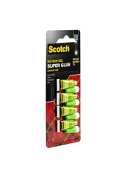 3M Scotch Super Glue Gel Small Tubes AD119 0.48g 4 PCS