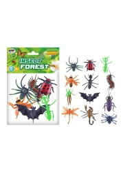 Power Joy Animal Worldz Insect Forest Animal Figure Toy 4inch 6 PCS