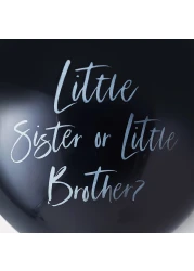 Ginger Ray Gender Reveal Little Brother Or Sister Balloon