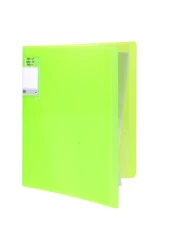 Maxi Colour 20 Pocket Display File Book Green