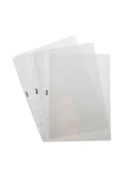 ماكسي A4حافظة ورق 40 ميكرون 25 ورقة -شفاف.
