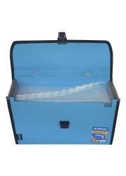 Maxi Expanding File with Handle A4 Size 13 Tab Turquoise