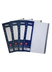 Deli Index Dividers A4 1-31