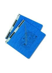ACCO Pressboard Hanging Data Binder 85 x 11 Inches Unburst Sheets Light Blue 54122