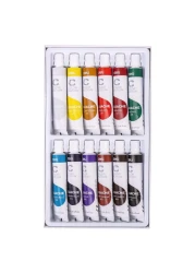 Deli Colour Emotion Gouache Painting Colours 12ml 12 PCS