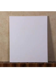 Generic 6Pcs Stretched White Blank Canvas For Painting Drawing 20X30cm