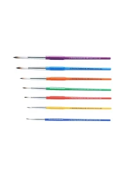 Faber-Castell Tri-Grip Round Paint Brushes Multicolour 7 PCS