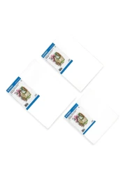 Maxi Artist Canvas Set 380Gsm White 3 PCS
