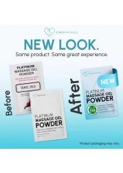 Premium Nuru Massage Gel Powder 5g Travel Sachet Makes 500ml 169 fl oz Made in Japan Paraben Glycerine Free