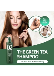 AMOS PROFESSIONALThe Green Tea Shampoo Refresh For Oily Scalp 176oz 500g AntiHair Loss Korean Hair Growth Shampoo for Cleanse Excess Sebum