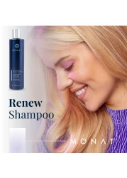 MONATRenew Shampoo Infused with Rejuveniqe Moisturizing Shampoo wOmega Fatty Acids for Medium to Thick Hair Shineenhancing Ultrahydrating Lather for Dry Hair Net Wt 237 ml 80 fl oz