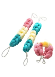 3 Packed Soft Shower Mesh Foaming Sponge Exfoliating Scrubber Bath Shower Sponge Mesh Bath And Shower Sponge For Body Wash Shower For Women And Men.