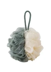 Soft Bath Sponge With Shower Mesh Foaming Loofah Exfoliating Scrubber For Shower
