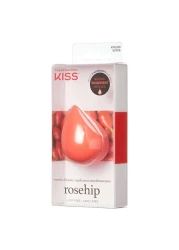 كيس إسفنجة دمج المكياج مملوئة بثمر الورد - أحمر KMUS08