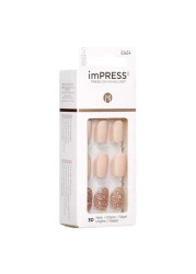 Kiss Impress Press-On Manicure False Nails 83654 Short Evanesce 30 PCS