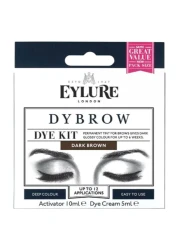 إيلور دي واي مجموعة صبغ الحواجب الدائمة - بني داكن