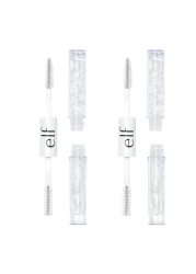 elfClear Lash Brow Mascara 2Pack Conditioning Clear Brow Lash Gel For Grooming Defining Separating LongLasting Vegan CrueltyFree