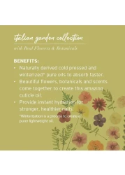 Cuccio Naturale Italian Garden Collection Revitalizing Cuticle Oil &ndash; Tuscan Garden with Hawthorn &amp; Wild Daisy &ndash; Hydrating and Nourishing Cuticle Oil for Stronger, Healthier Nails &ndash; 2.1 oz