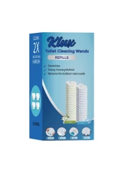 Disposable Toilet Bowl Brush Refills 30 pcs, Bathroom Scrubber Wand Replacement Cleaner Pads for Sink Bathtub Wash Basin &amp; Toilet Bowl.