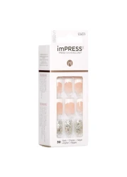 Kiss Impress Press-On Manicure False Nails 83659 Short Time Slip 30 PCS