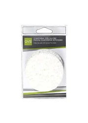 QVS Facial Cleansing Sponges White 2 PCS