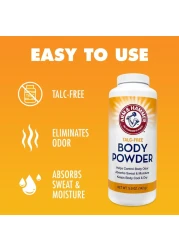 TalcFree Body Powder for Body Odor Sweat Moisture 3 pack