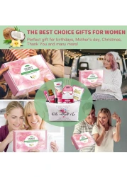 Gifts for WomenBirthday Gifts Friendship Gifts for WomenTravel Size Convenience KitsCoconut Vanilla Spa Gifts for Her Mom Sister FriendsUnique Gifts Set Ideas for Women