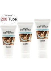 Travelwell Landscape Series Hotel Travel Size Lotion 10 Fl Oz30ml Individually Wrapped 200 Tubes per Box Travel Size Toiletries Hotel Toiletries Bulk Set
