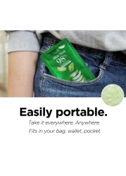 Organic Aloe Vera Soothing Gel Natural Moisturizer for Skin and Hair Effective for Sunburns Razor Burns NonGreasy Formula DIY Skincare Made in Korea Pouch Type1Pack