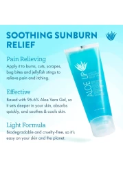 ALOE UP Aloe Ice Sunburn Relief Jelly Face and Body Organic After Sun Gel With 966 Pure Aloe Vera Gel Reef Safe Alcohol and FragranceFree 4 Oz