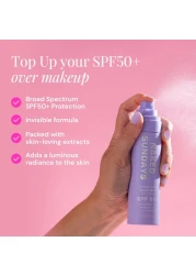 Naked SundaysSPF50 Hydrating Glow Mist 75ml Daily Face Sunscreen Spray SPF Face Spray Sunscreen Spray for Face Face Mist Sunscreen